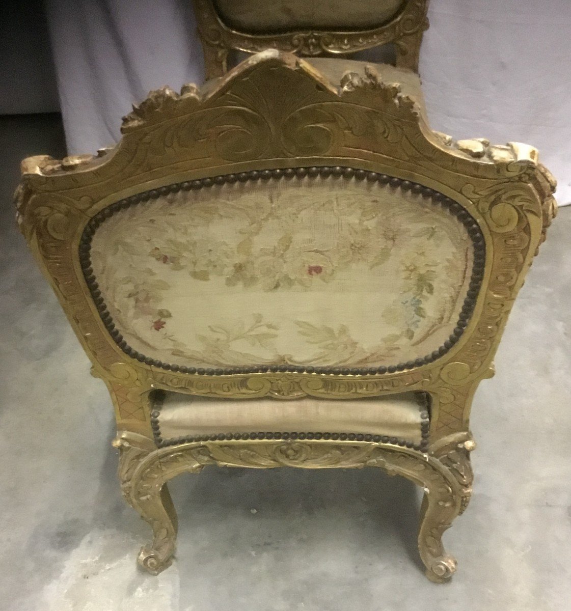 Napoleon III Golden Bench-photo-2