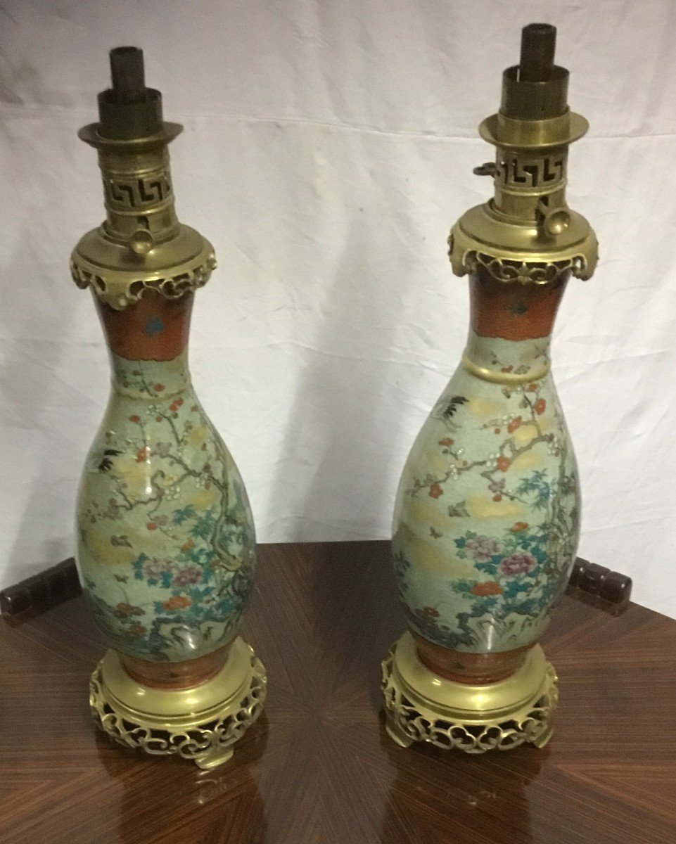 Pair Of Asian Lamps