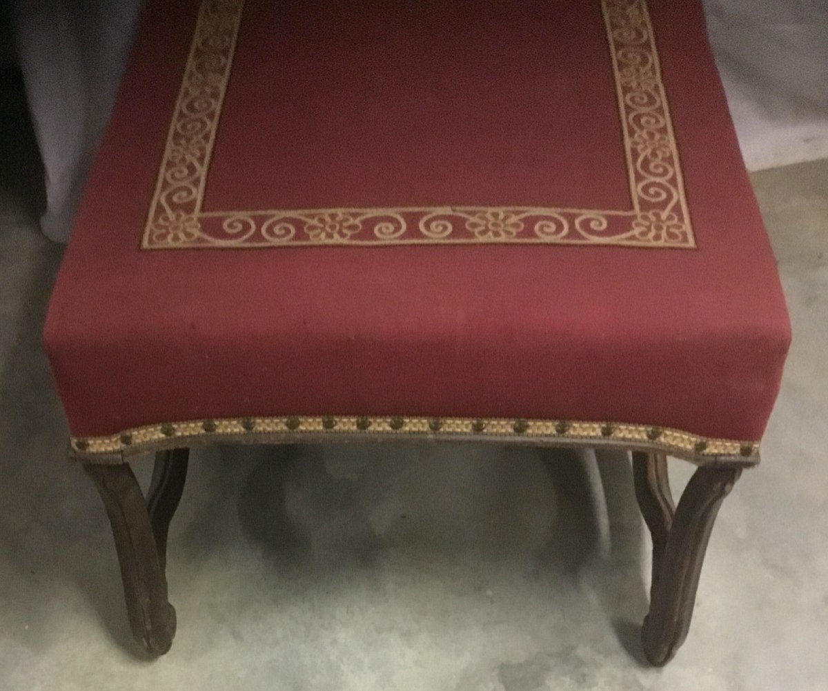 Tabouret d'époque Louis XIV-photo-3