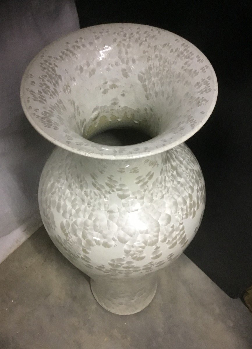 Large Glazed Ceramic Vase-photo-2