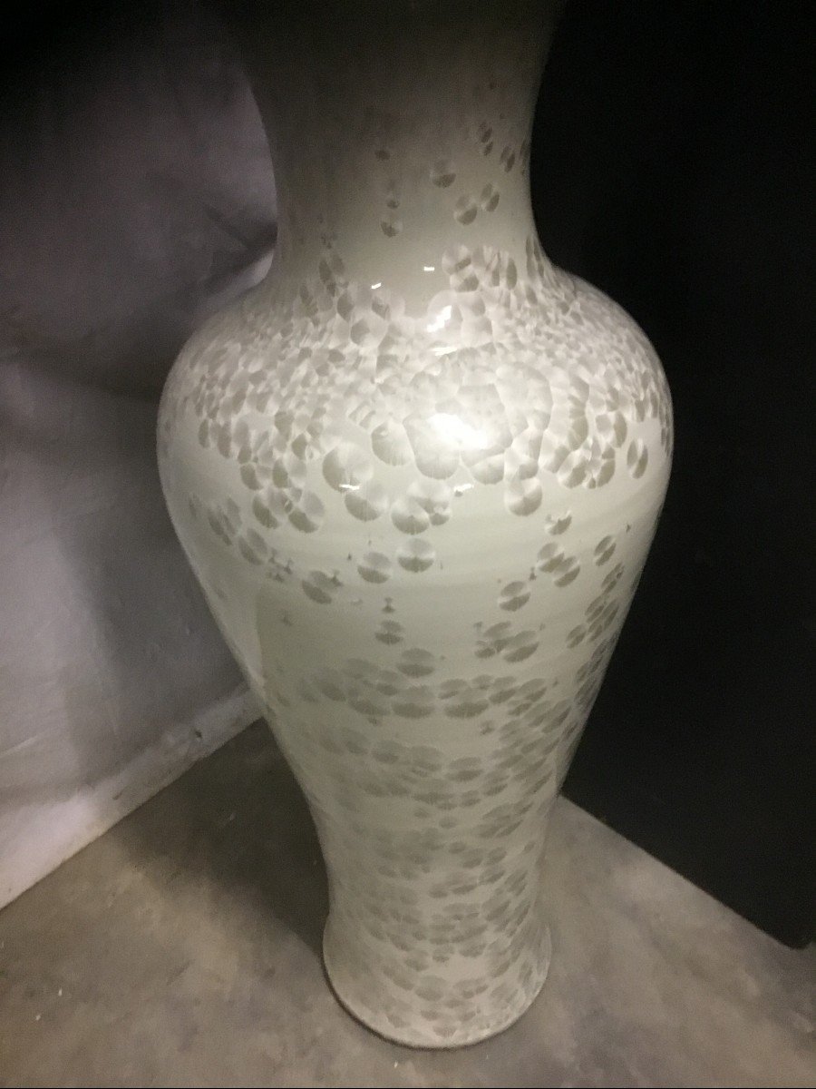 Large Glazed Ceramic Vase-photo-4