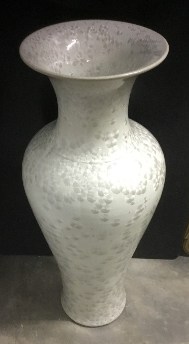 Large Glazed Ceramic Vase