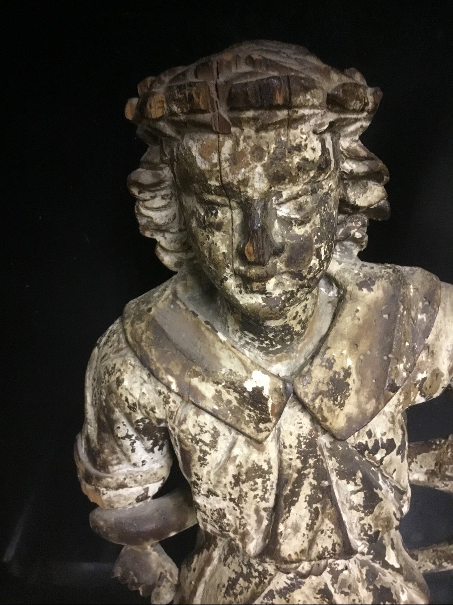 Baroque Wooden Angel-photo-2