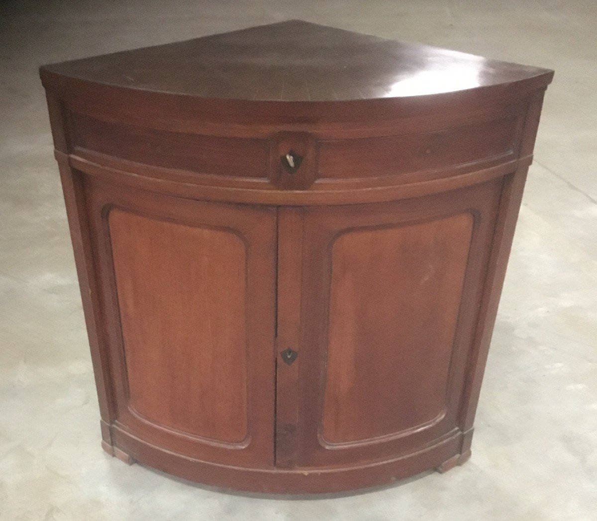 Mahogany Corner Cabinet