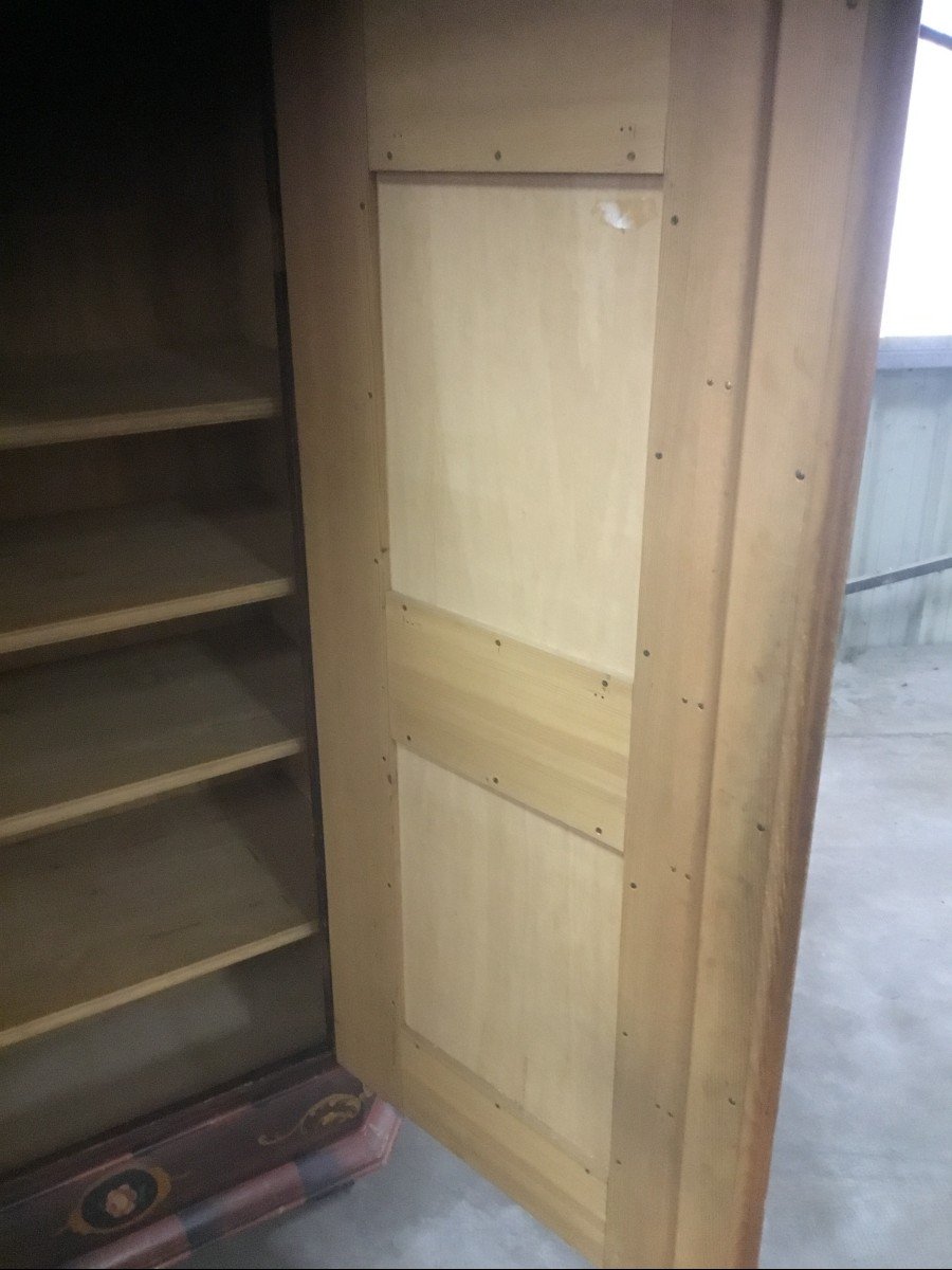 Armoire En Sapin Peint-photo-5