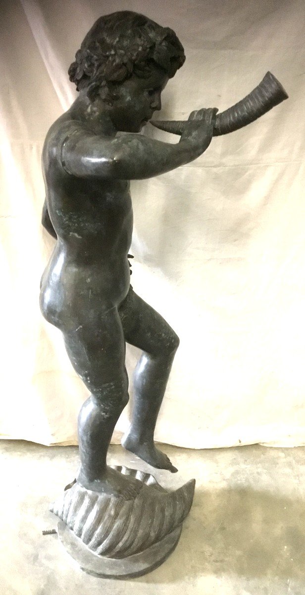 Grand Putti En Bronze-photo-1