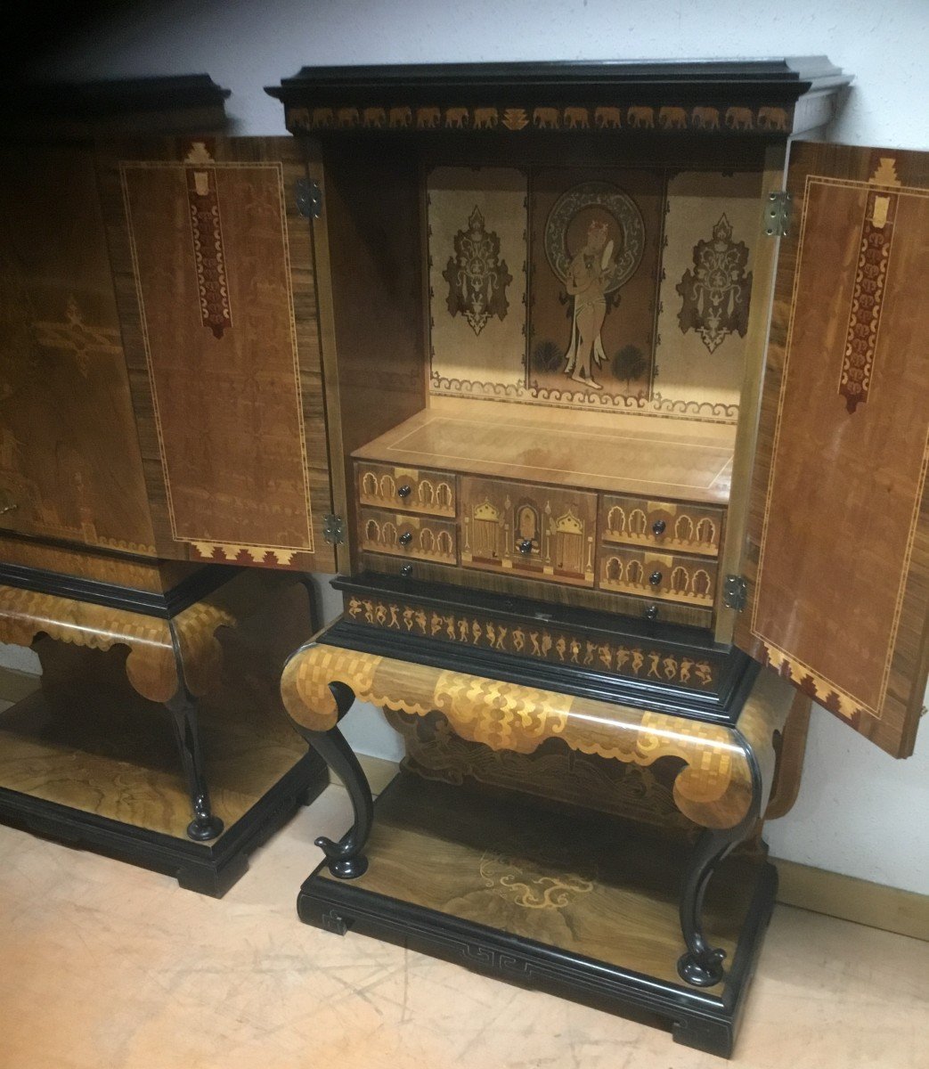 Pair Of Art Deco Cabinets-photo-3