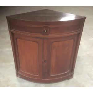 Mahogany Corner Cabinet