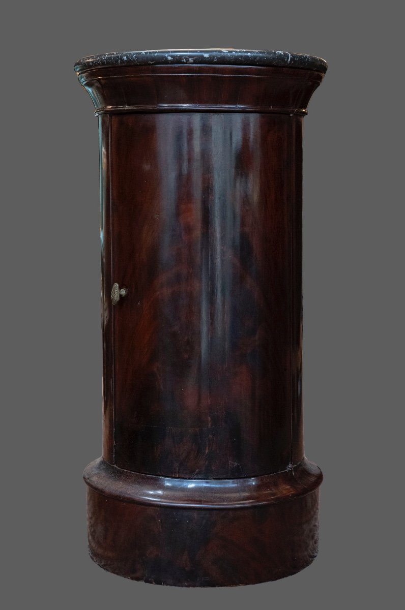 Large Somno In Mahogany With Marble Top-photo-2