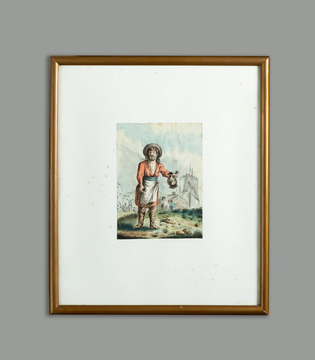 Pair Of 19th Century Watercolors