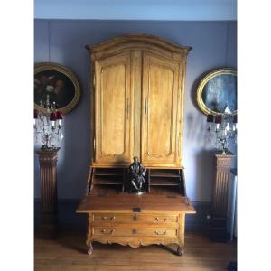 18th Century Scriban Furniture In Walnut