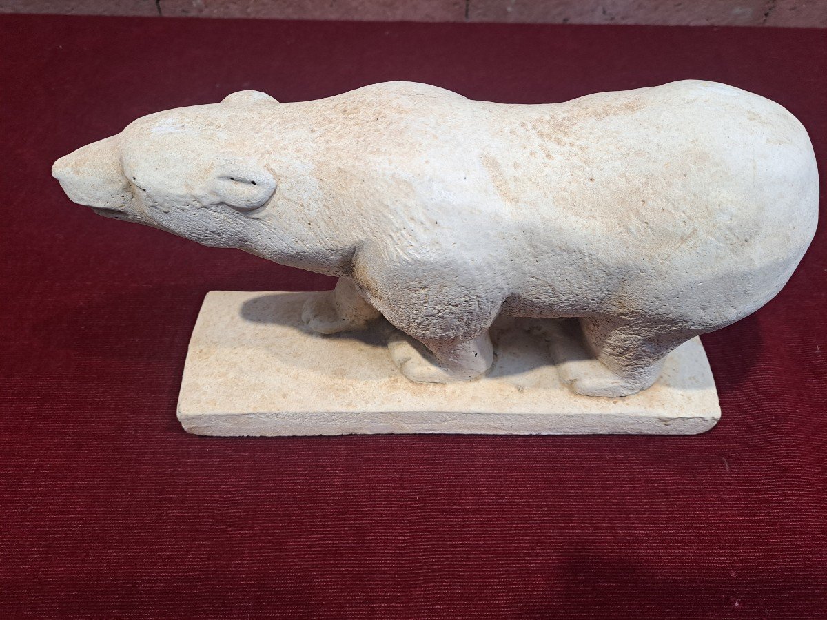 Reconstructed Stone Polar Bear -photo-3