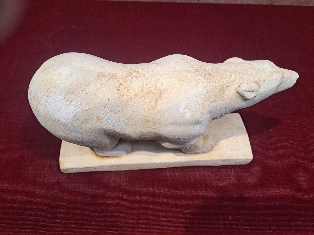 Reconstructed Stone Polar Bear -photo-4