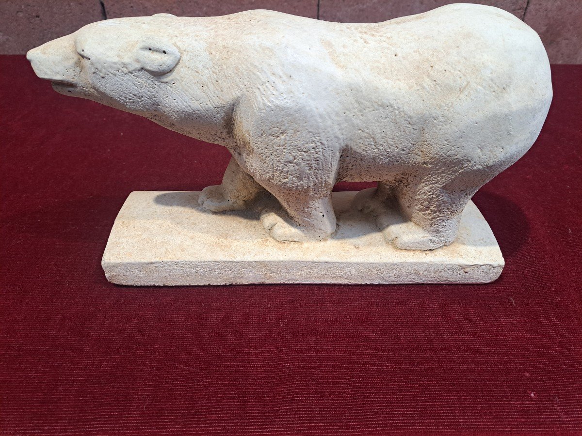 Reconstructed Stone Polar Bear -photo-5