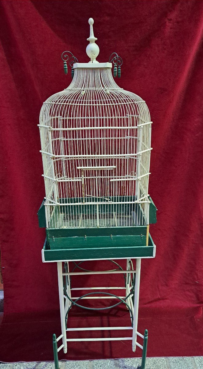 Cage A Oiseaux Fin 19e-photo-3