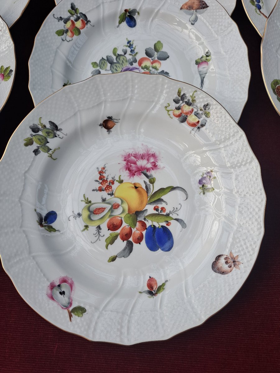 16 Assiettes Porcelaine Herend Hungary-photo-4