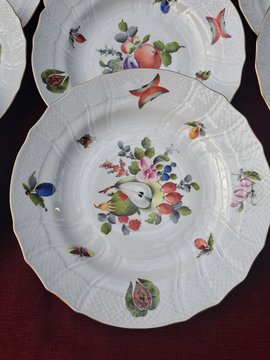 16 Assiettes Porcelaine Herend Hungary-photo-5