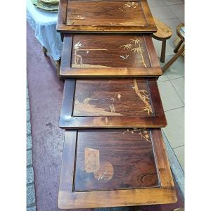 Four Giguogne Tables Attributed To Viardot