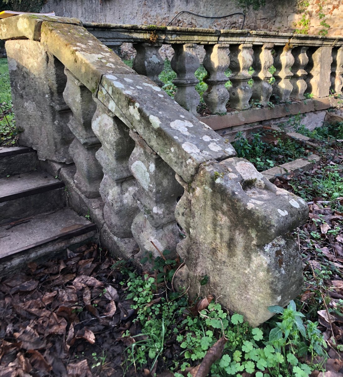 Louis XIV Period Stone Balustrade-photo-2