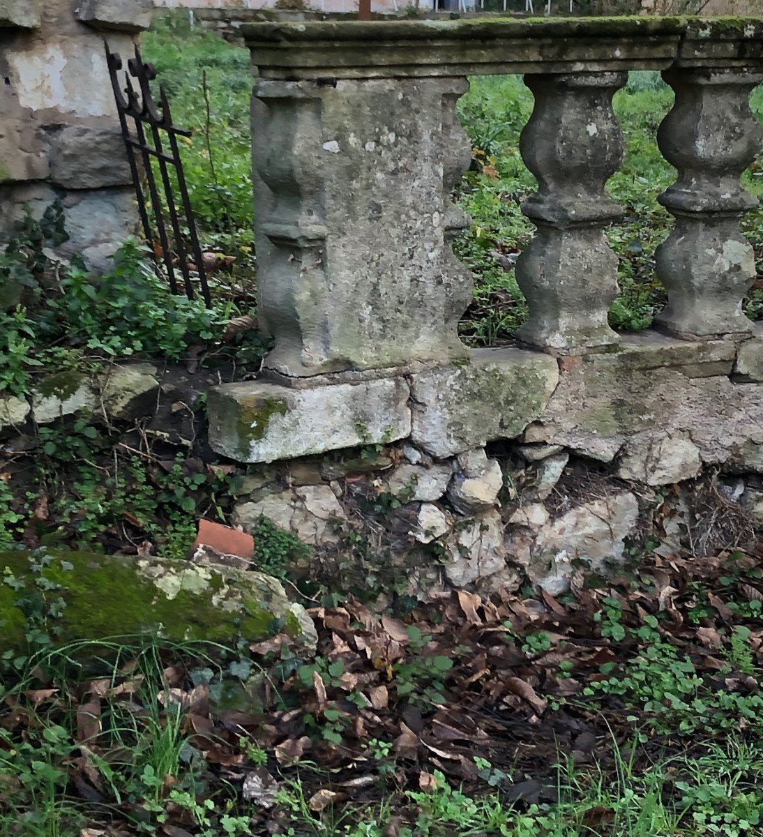 Louis XIV Period Stone Balustrade-photo-3