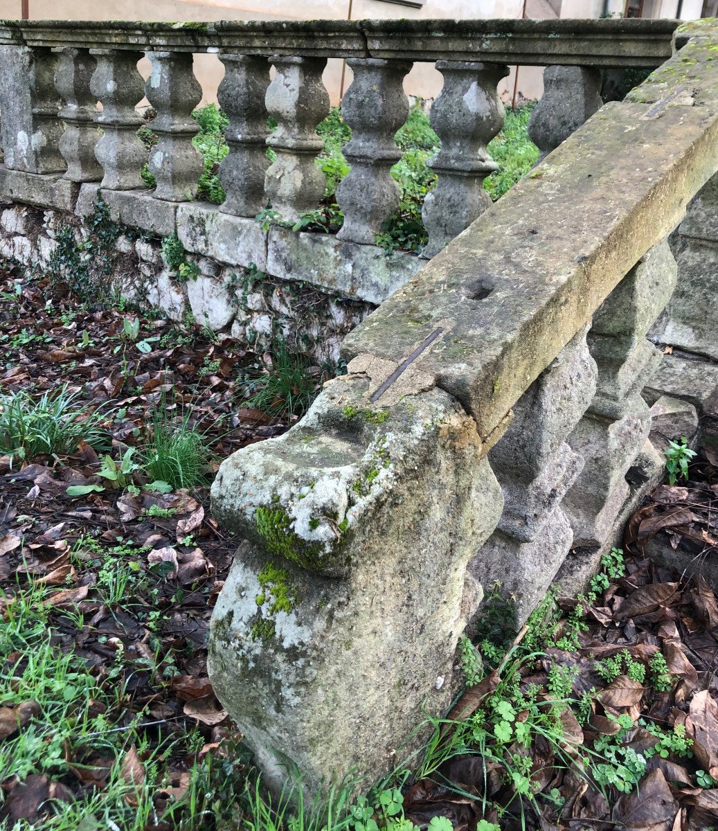 Louis XIV Period Stone Balustrade-photo-8