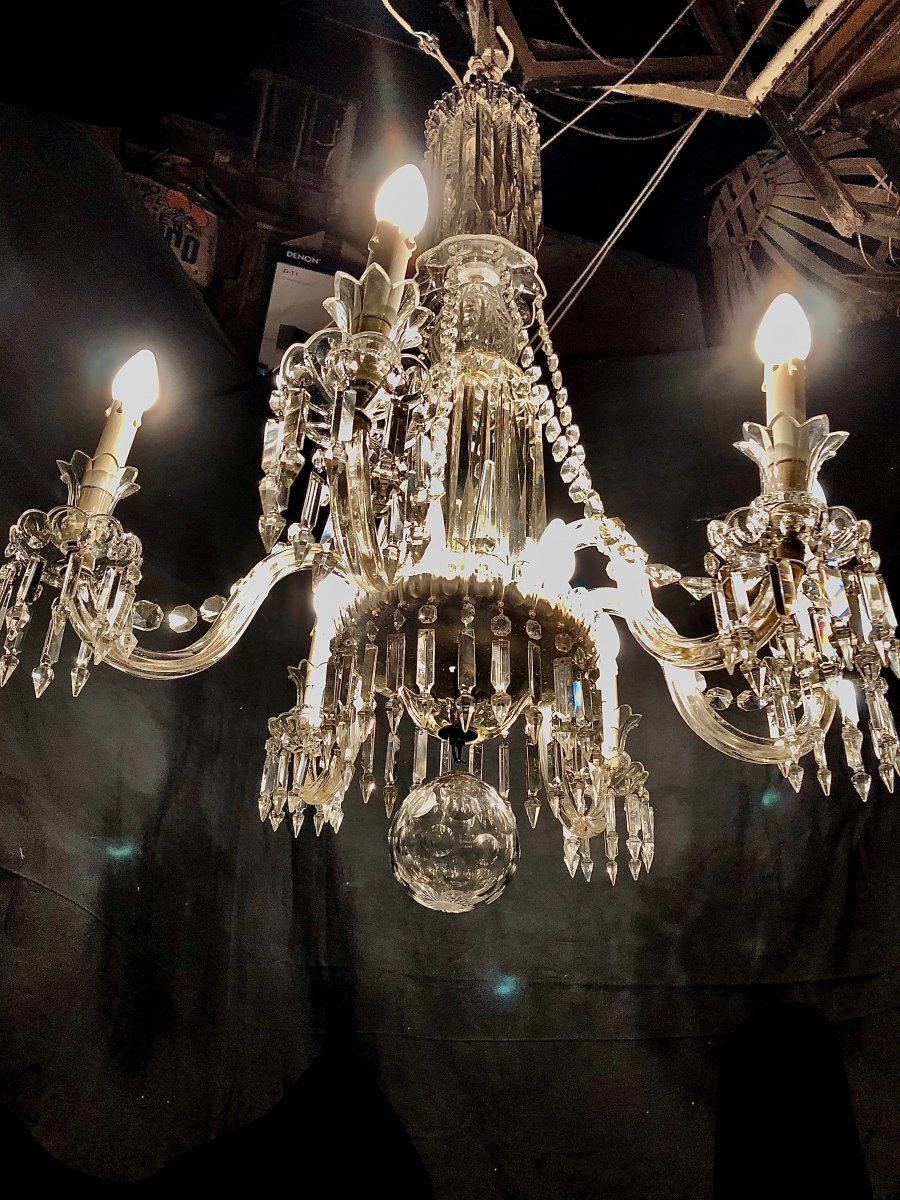 Large Crystal Chandelier-photo-7