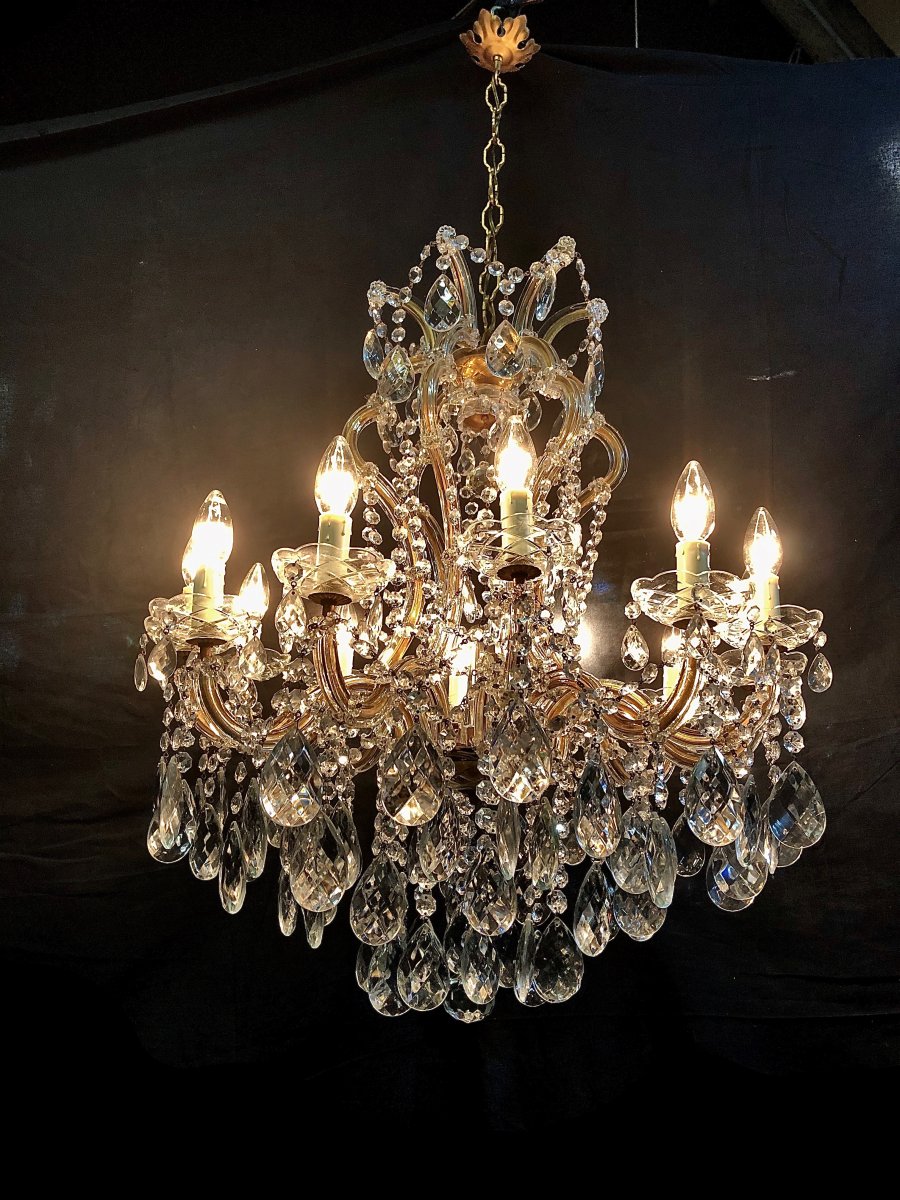 Beautiful 12-light Tassel Chandelier-photo-2