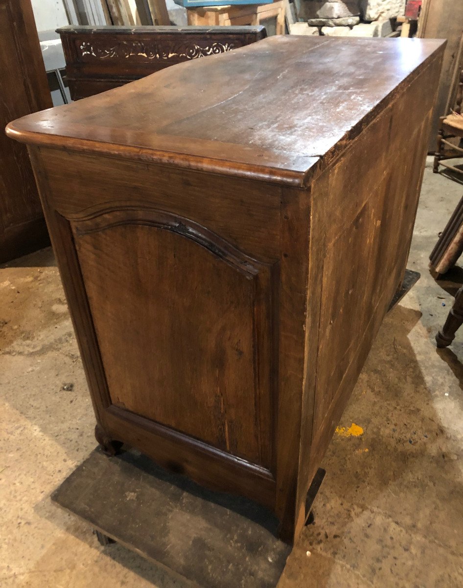 Regency Period Commode In Walnut-photo-4