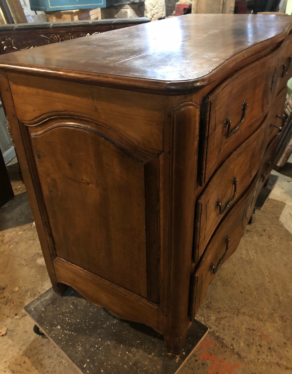 Regency Period Commode In Walnut-photo-3