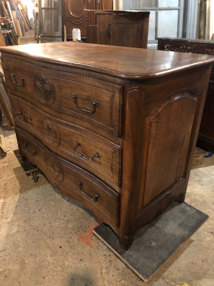 Regency Period Commode In Walnut