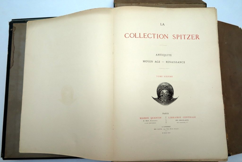 Collection Spitzer , Ensemble De 6 Volumes In Folio-photo-3