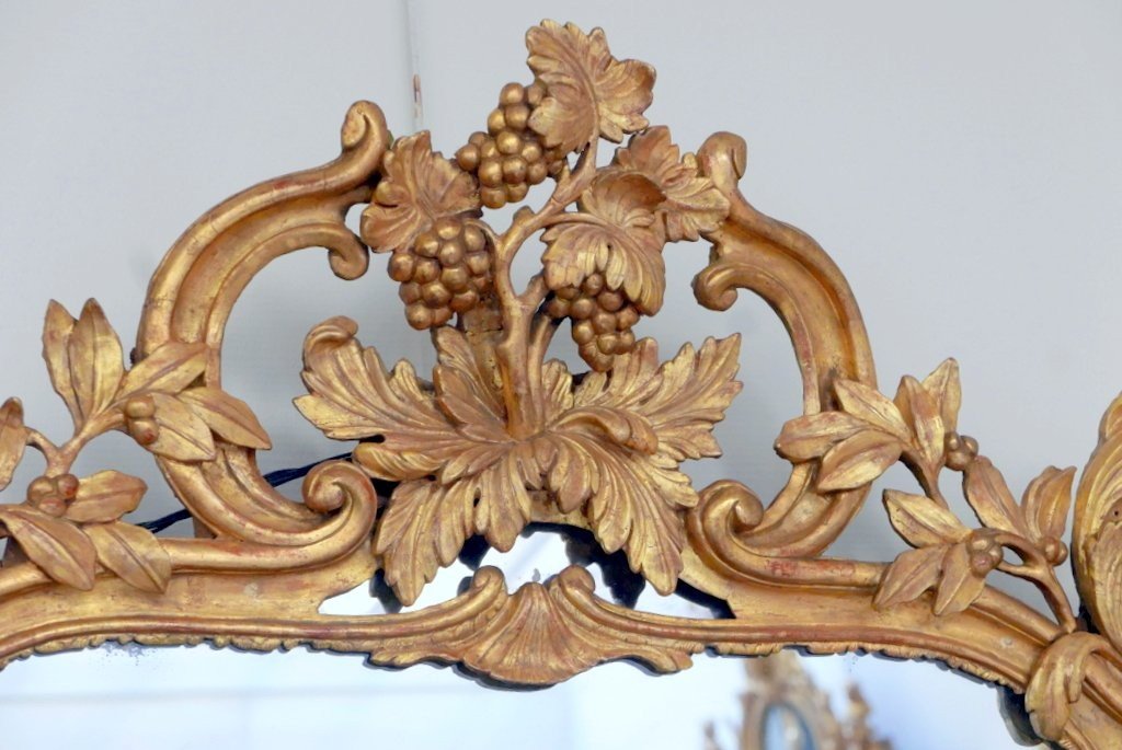 Golden Wood Ice, Glazed Beadwork Louis XV Period.-photo-3