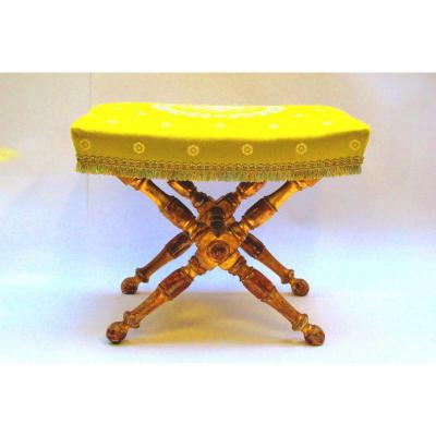 Ottoman, Turned Wooden Legs And Golden Empire Period End