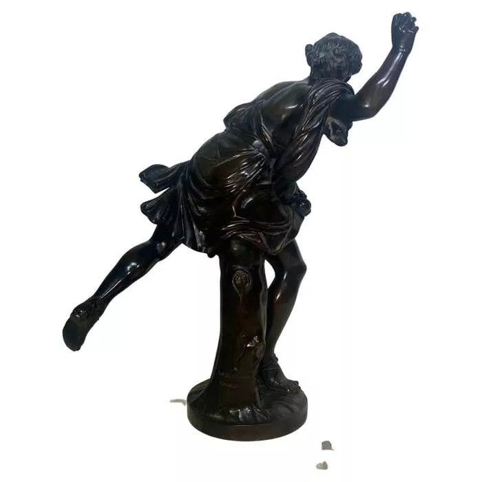 A French Bronze Figure Of Hippomenes, Circa 1880-photo-3