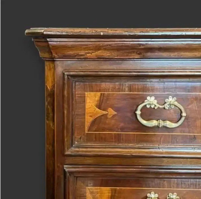 A Large 18th Century Northern Italian Chest Of Drawers Baroque (of The Period)-photo-4