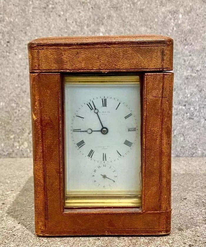 Montre De Voyage à Répétition d'Heure Avec Alarme Par Drocourt Pour E. White-photo-4