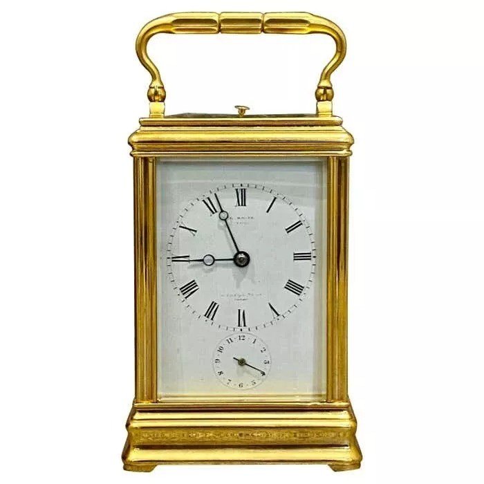 Montre De Voyage à Répétition d'Heure Avec Alarme Par Drocourt Pour E. White