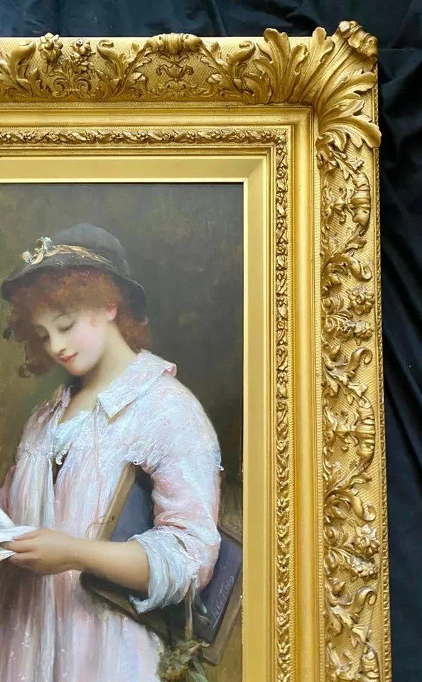 Sir Samuel Luke Fildes Ra, A Superb Quality Portrait Titled "phyllis-photo-2