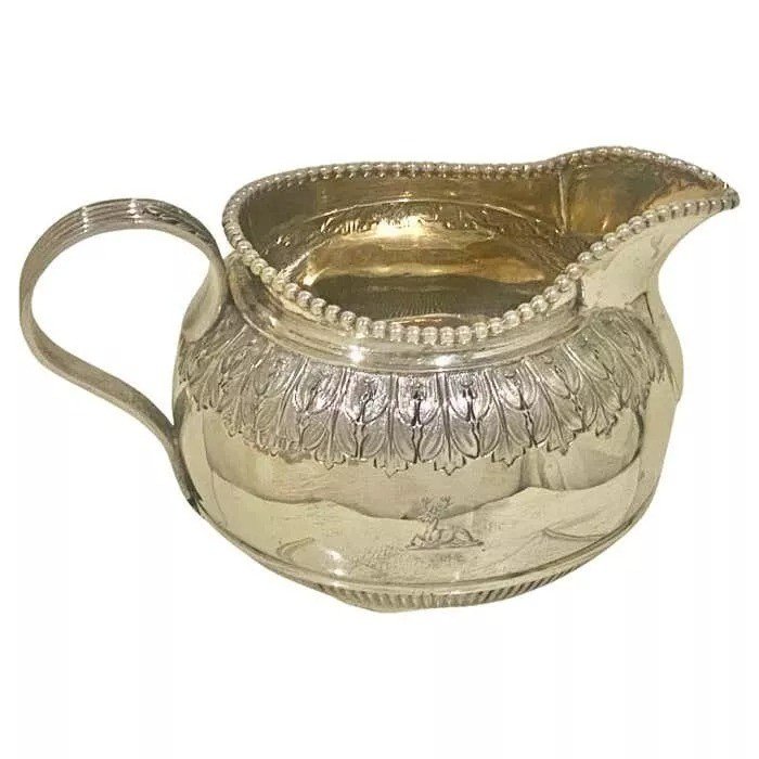 Service à Thé Et Café En Argent Sterling Victorien, Quatre Pièces, Londres 1883-photo-4