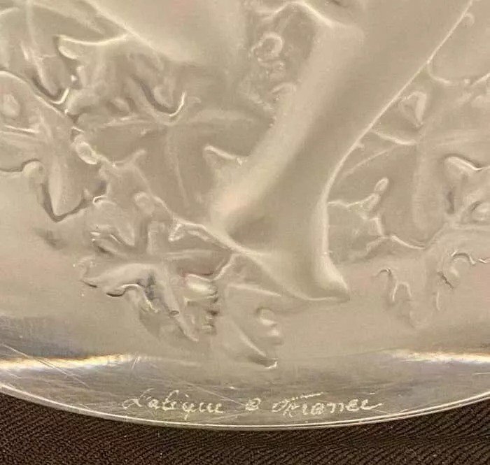 A Lalique Crystal Ganymede Champagne Cooler Ice Bucket-photo-4