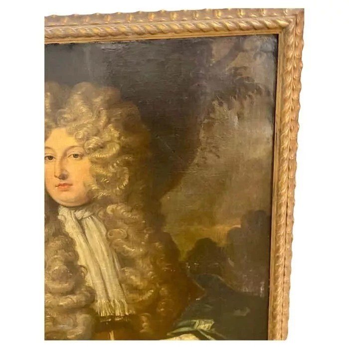 A Large Portrait Of A Young Nobleman 18th Century British Oil Painting-photo-5