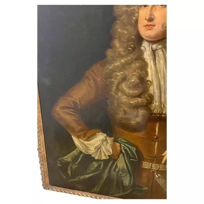 A Large Portrait Of A Young Nobleman 18th Century British Oil Painting-photo-6