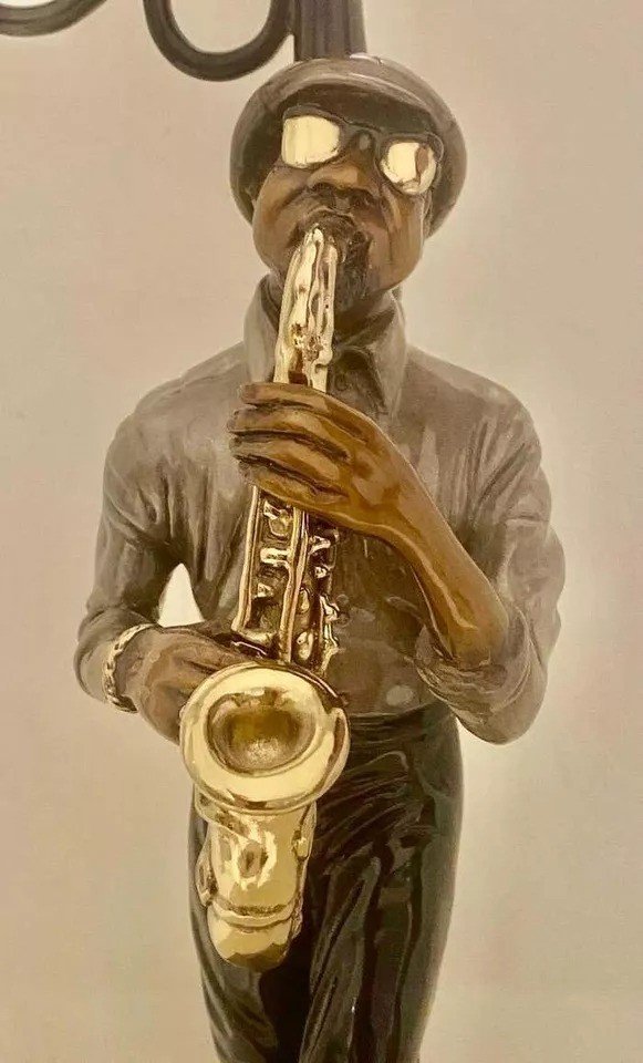 Paul Wegner, "the Saxophone Player" Sculpture édition Limitée 55/275-photo-2