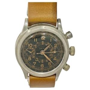 VETTA 'ERMETICO' Chronographe Rare Référence 5347, Années 1940