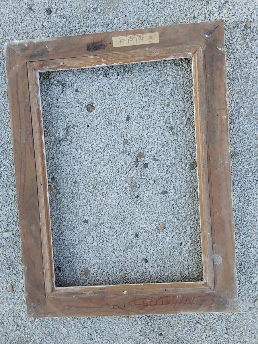 Frame Stamped Eouche Circa 1930/40-photo-1