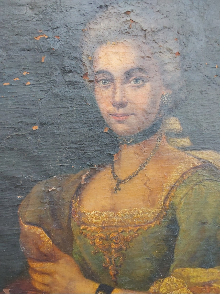 Pair Of 18th Century Portraits To Be Restored-photo-1