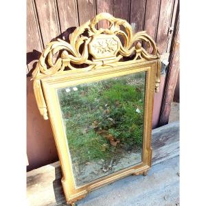 Large Louis XVI Period Mirror. Late 18th Century