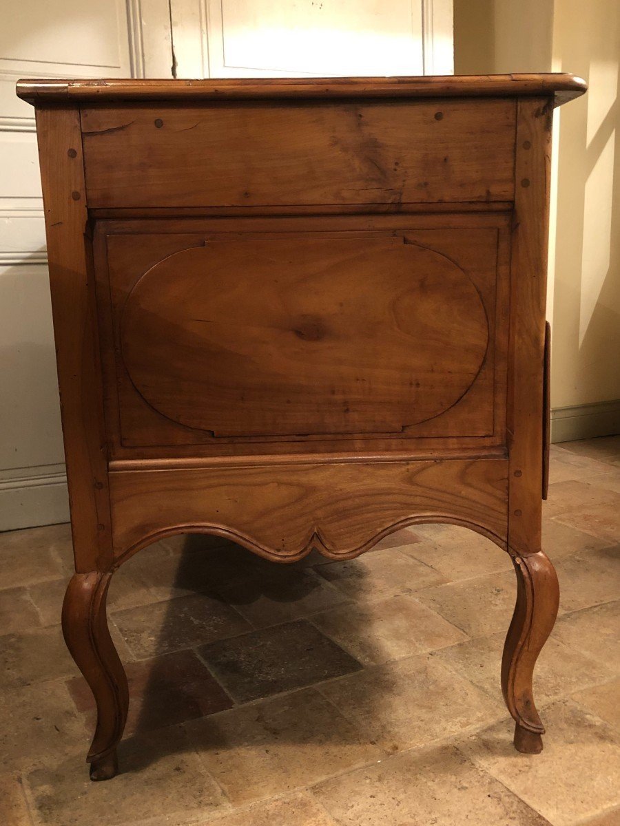 18th Century Regency Style Jumping Commode In Cherry Wood-photo-4
