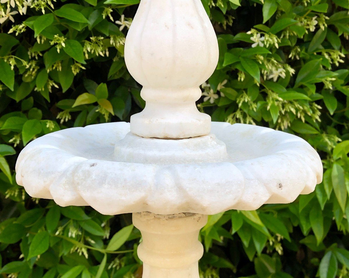 Fontaine En Marbre Inde Rajasthan Vers 1900-photo-4