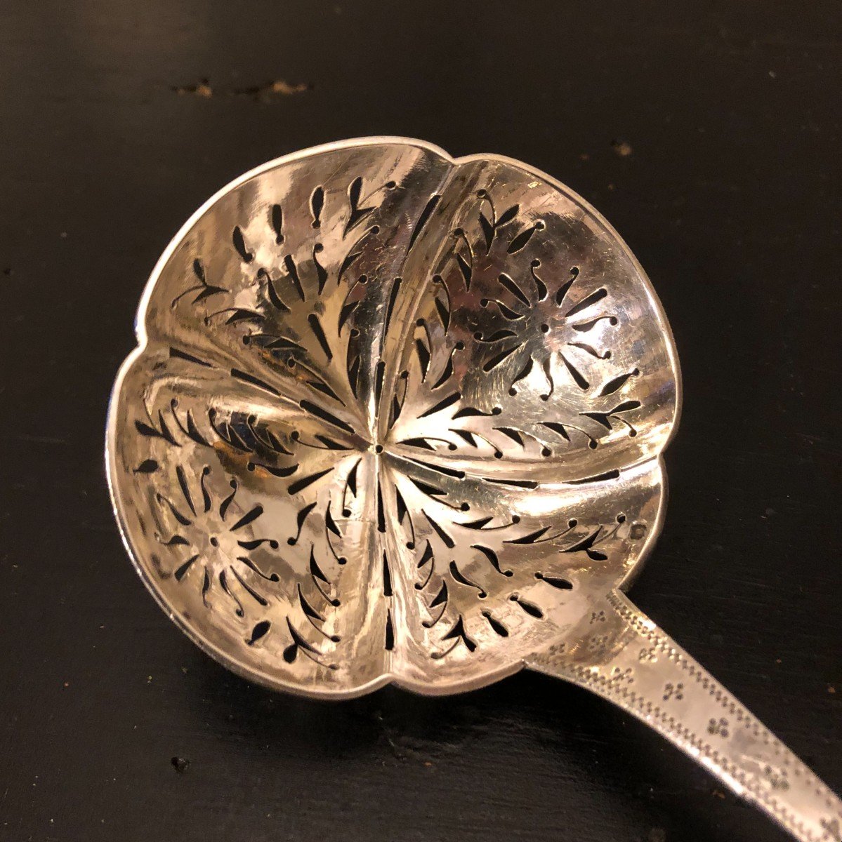 Sterling Silver Shaker Spoon By Berthier Paris -photo-2